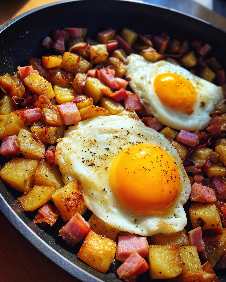 Leftover Ham and Potato Breakfast Hash - detail 4
