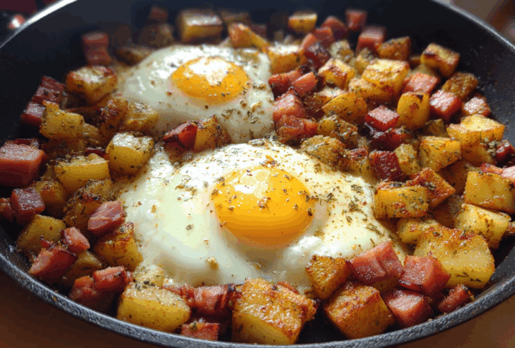 Leftover Ham and Potato Breakfast Hash