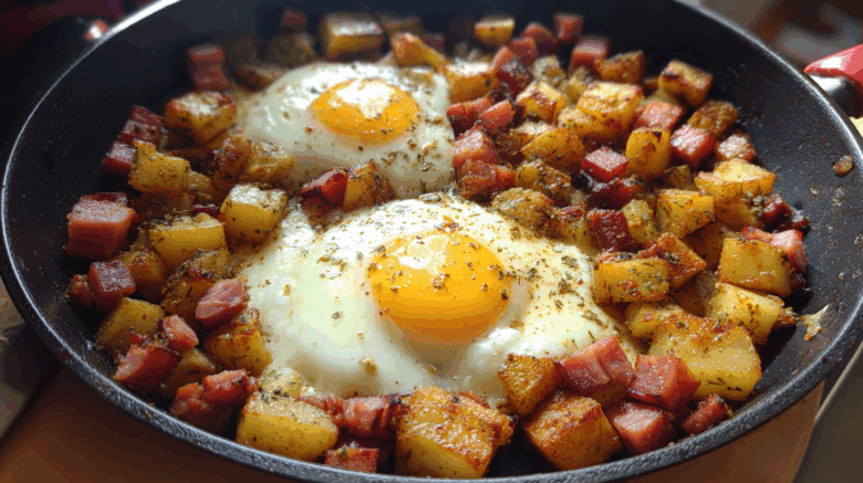 Leftover Ham and Potato Breakfast Hash