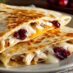 Leftover Turkey Cranberry Quesadillas