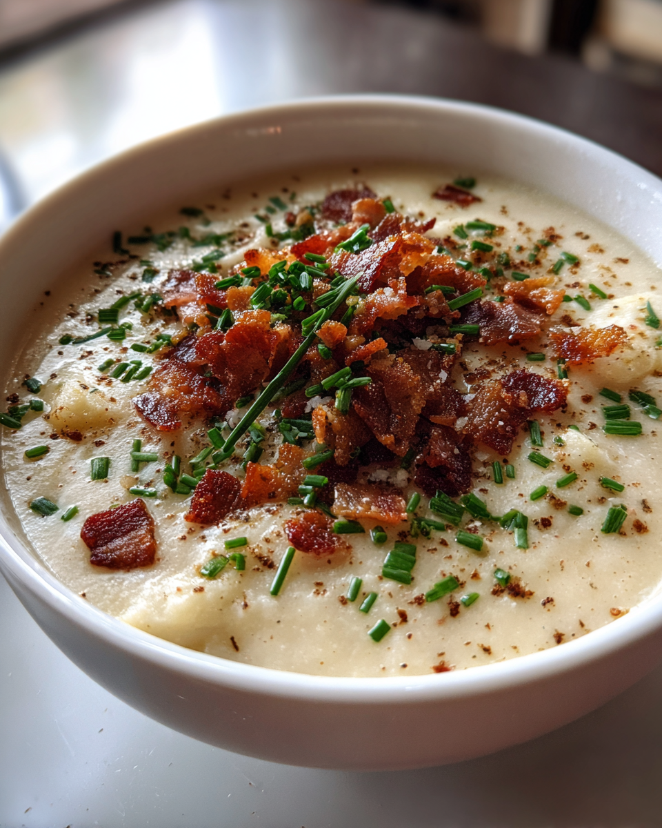 Loaded Cauliflower Soup - detail 1
