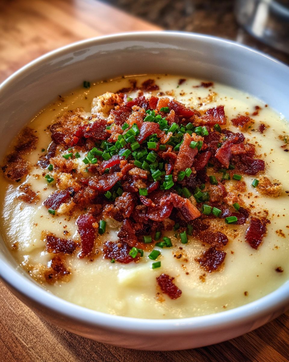 Loaded Cauliflower Soup - detail 2