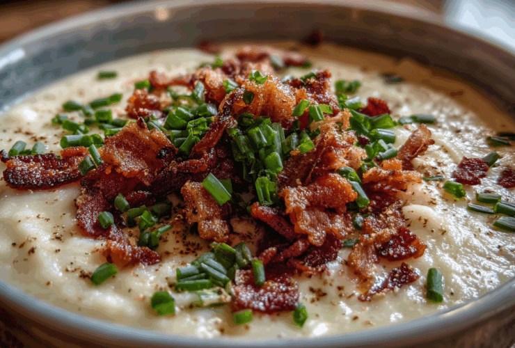 Loaded Cauliflower Soup