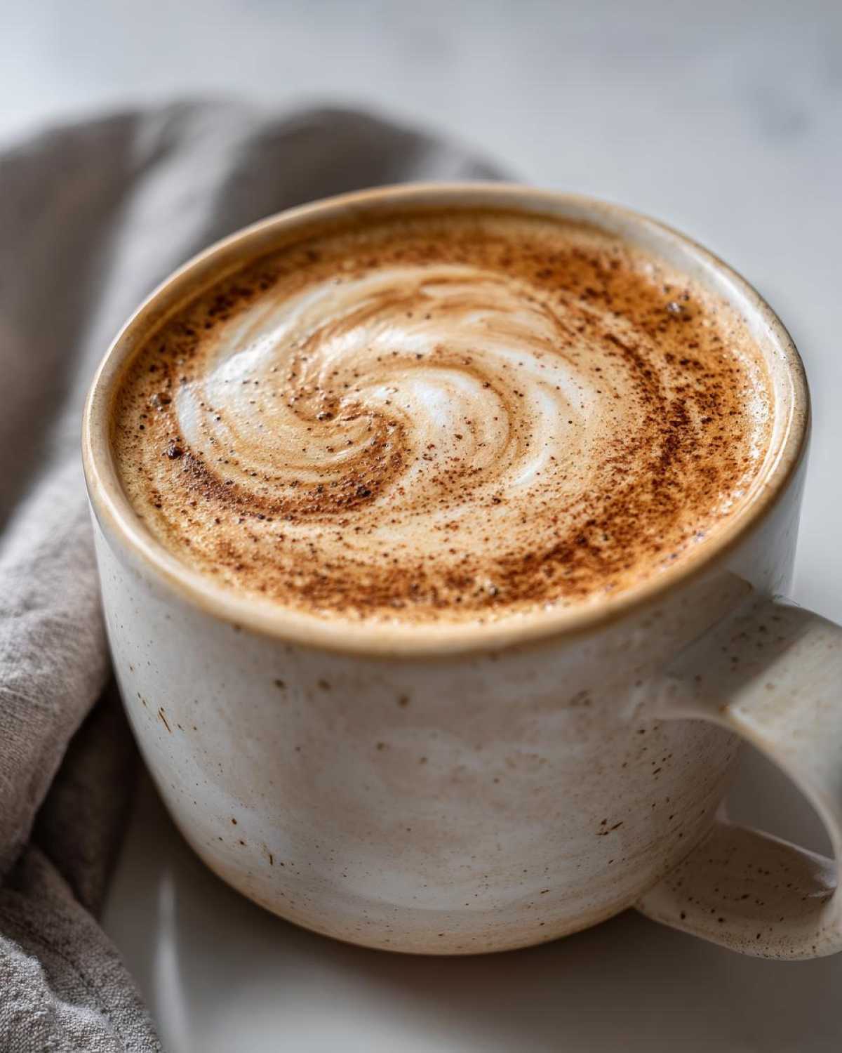 Maple Cinnamon Oat Milk Latte - detail 4