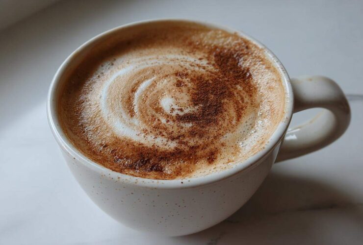 Maple Cinnamon Oat Milk Latte