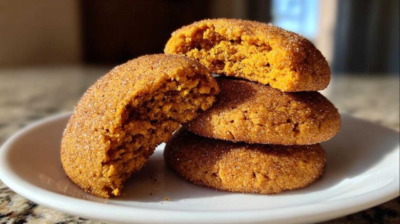 Melt-in-Your-Mouth Pumpkin Spice Cookies