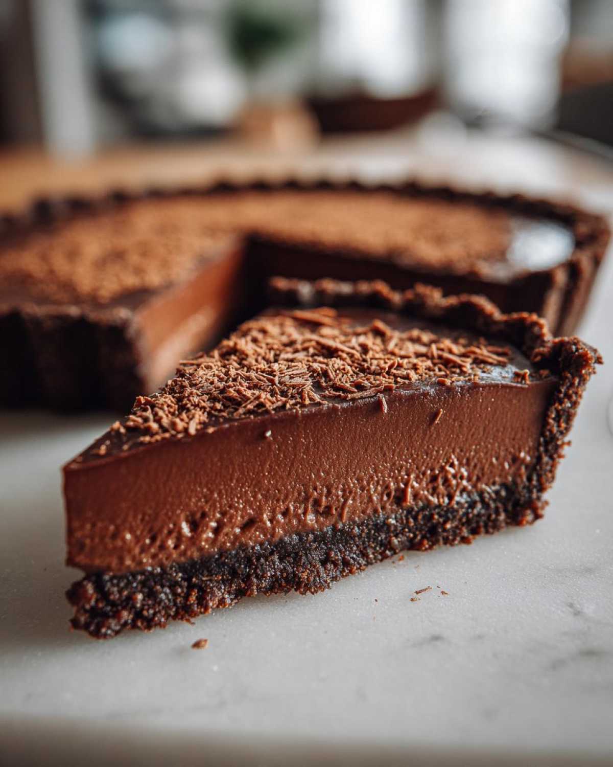 No-Bake Espresso Chocolate Tart - detail 3