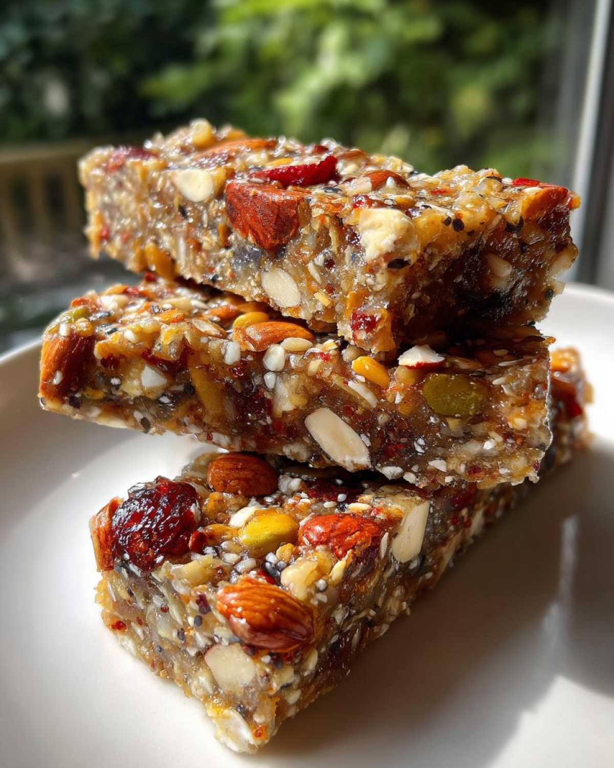 No-Bake Trail Mix Energy Bars - detail 3