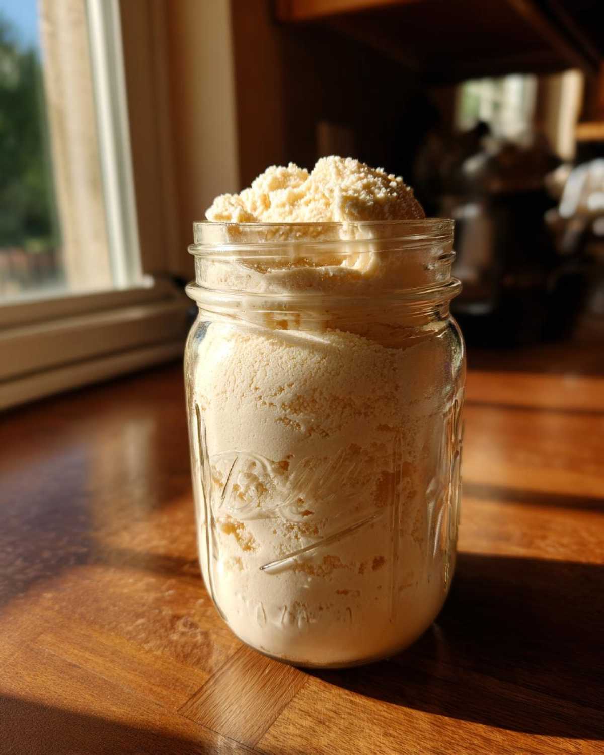 No-Churn Mason Jar Ice Cream - detail 1