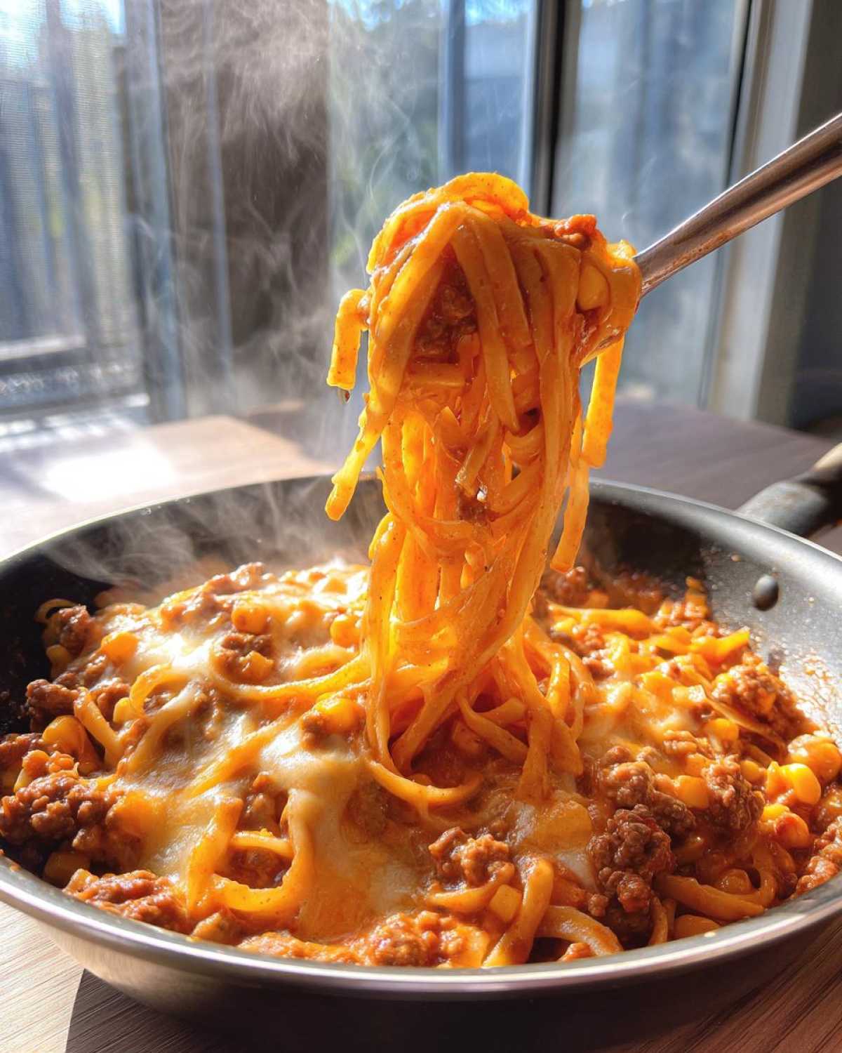 One-Pot Cheesy Taco Pasta - detail 1