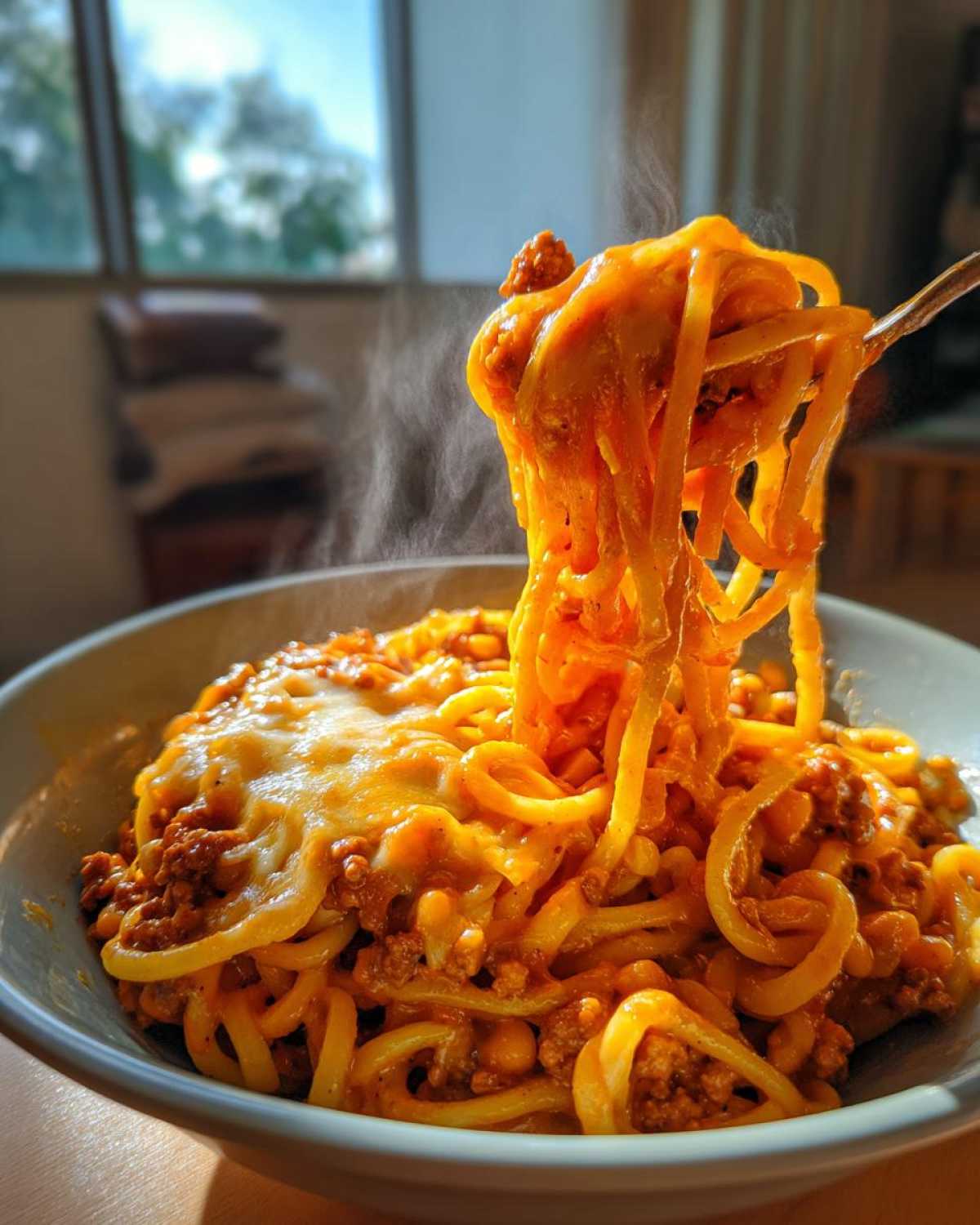 One-Pot Cheesy Taco Pasta - detail 3
