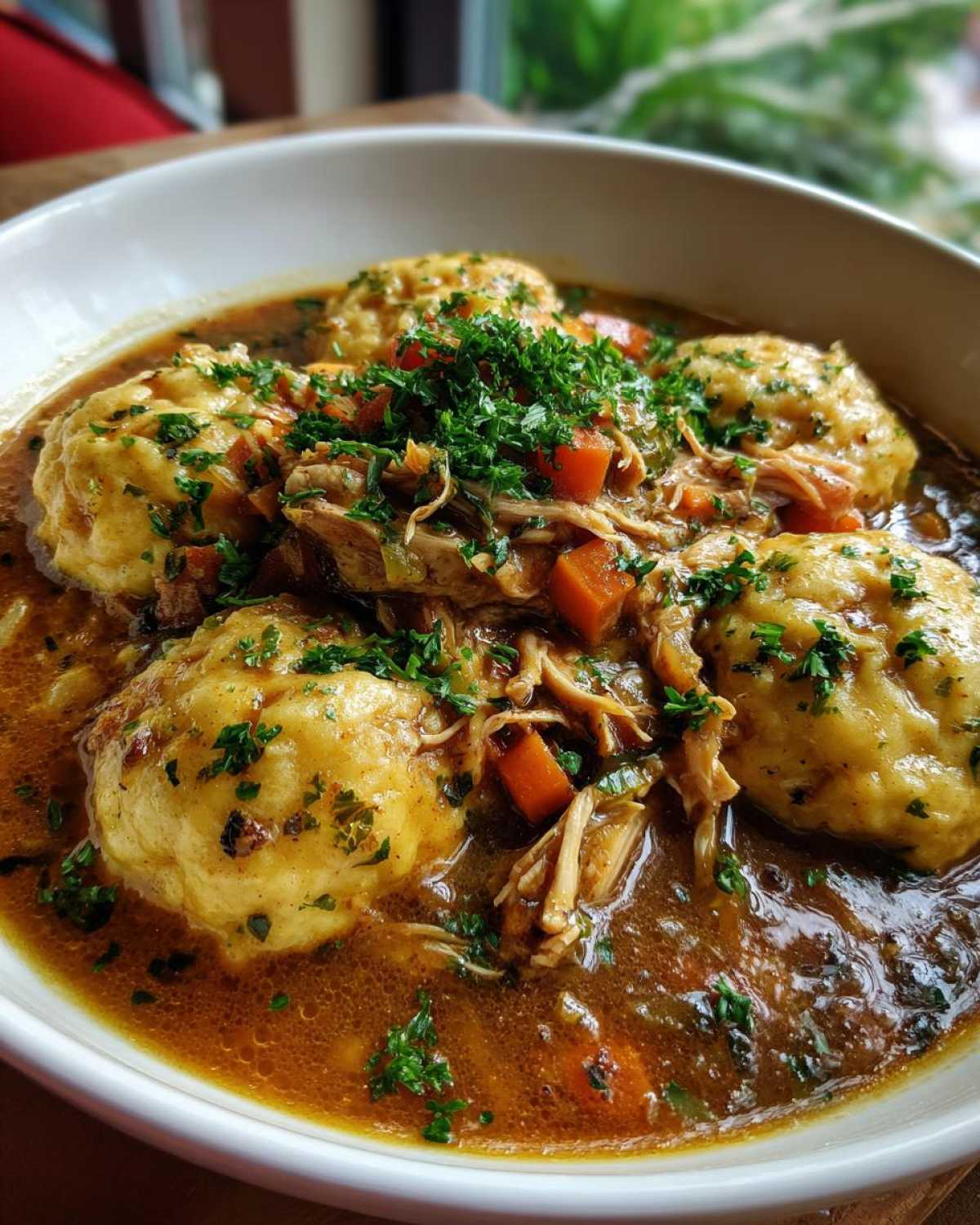 One-Pot Chicken and Dumplings - detail 2