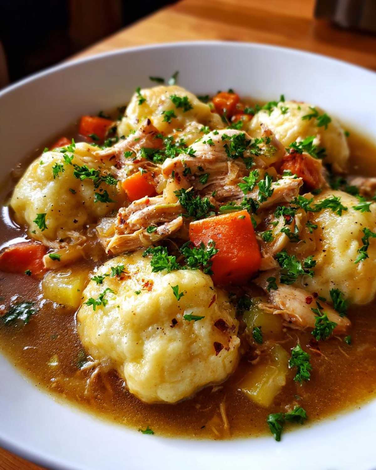 One-Pot Chicken and Dumplings - detail 3