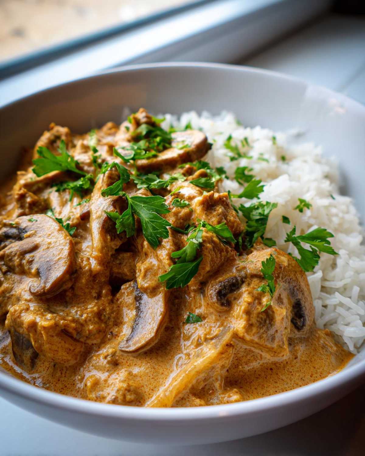 One-Pot Creamy Vegan Stroganoff - detail 3