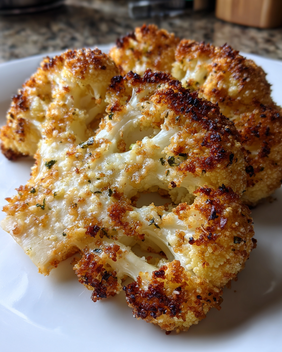 Parmesan Crusted Cauliflower Steaks - detail 3