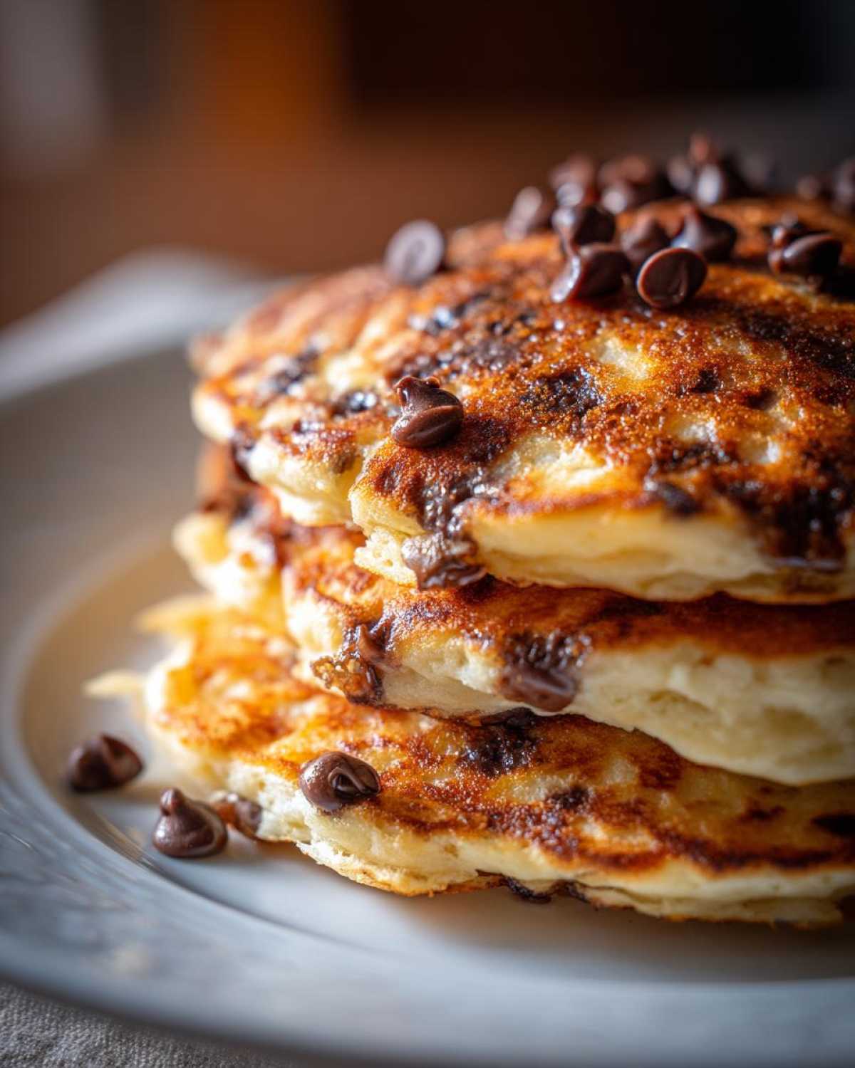 Protein-Packed Chocolate Chip Pancakes - detail 1