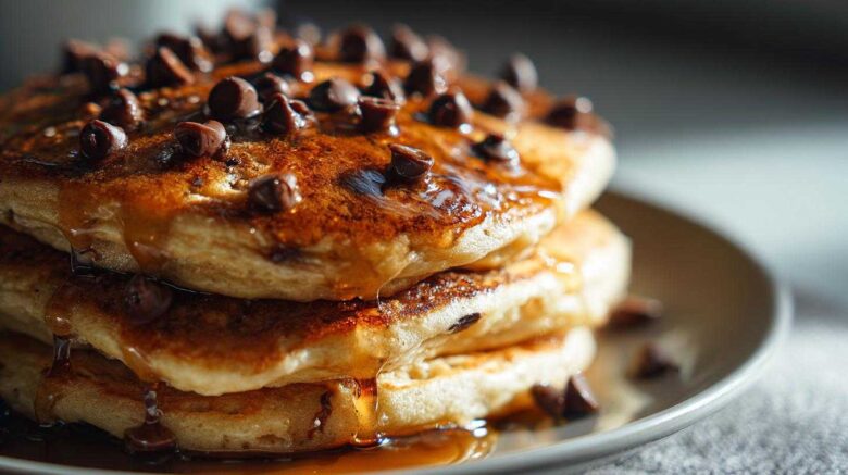 Protein-Packed Chocolate Chip Pancakes