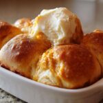 Pumpkin Dinner Rolls with Cinnamon Butter