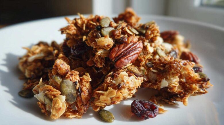 Pumpkin Pie Granola Clusters