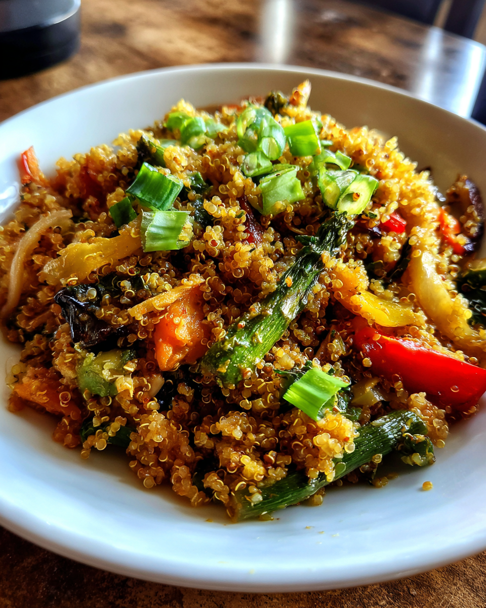 Quinoa Fried Rice with Veggies - detail 1