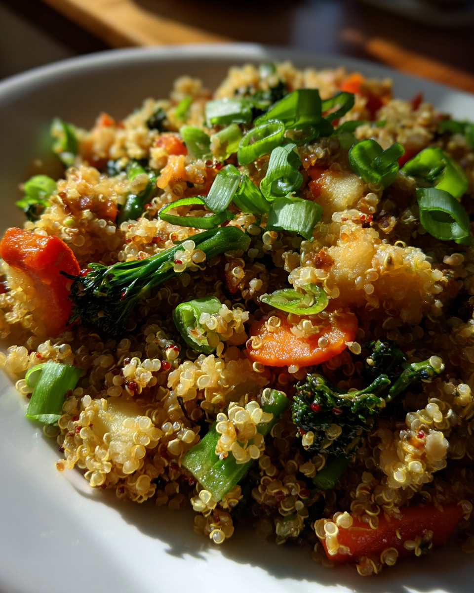 Quinoa Fried Rice with Veggies - detail 3