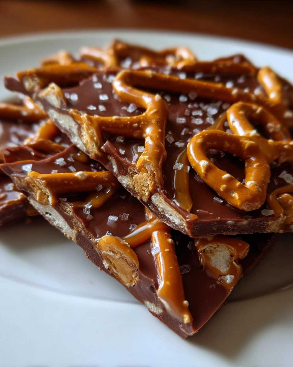 Salted Caramel Pretzel Bark - detail 3