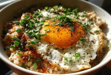 Savory Everything Bagel Oatmeal
