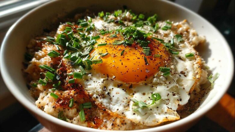 Savory Everything Bagel Oatmeal