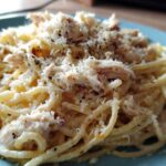 Slow Cooker Garlic Parmesan Chicken Pasta