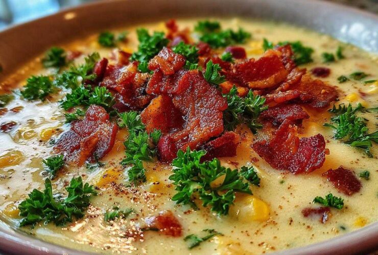 Smoky Bacon and Corn Chowder