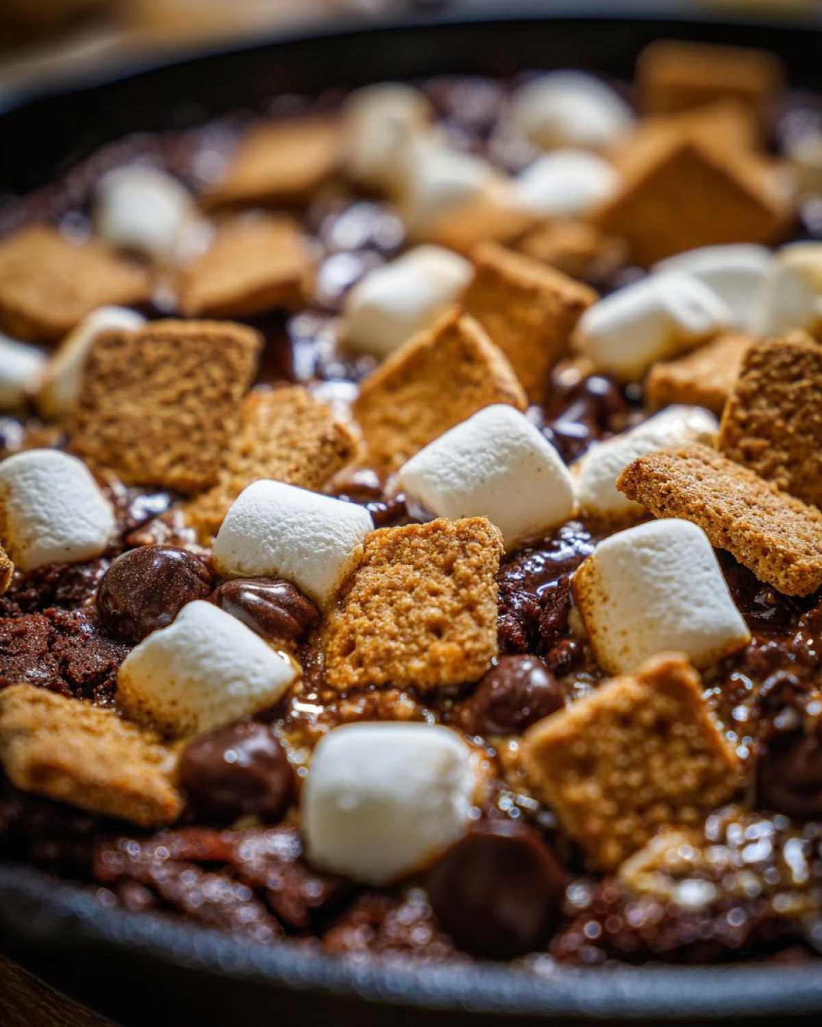 S'mores Skillet Brownie Dip - detail 1