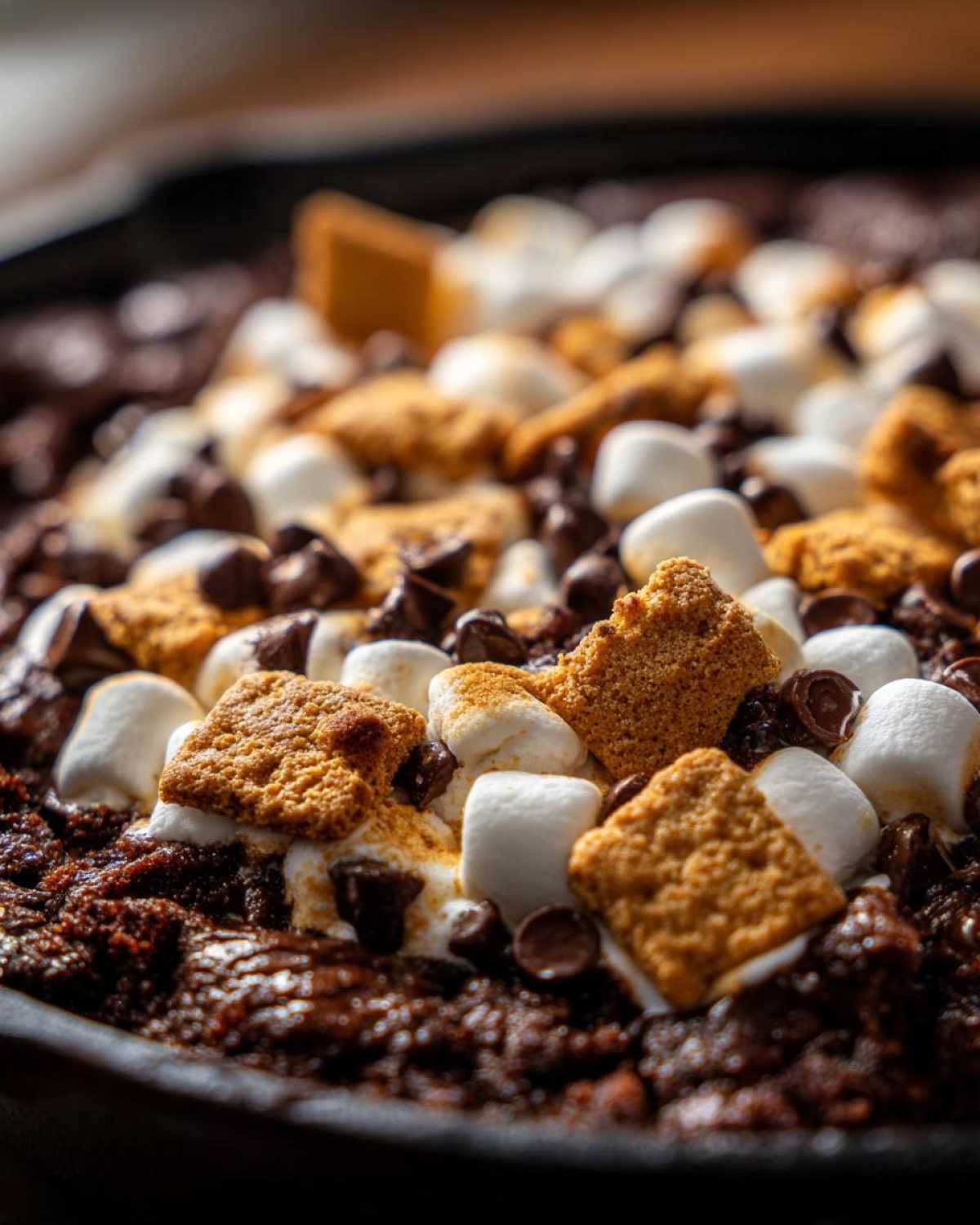 S'mores Skillet Brownie Dip - detail 3
