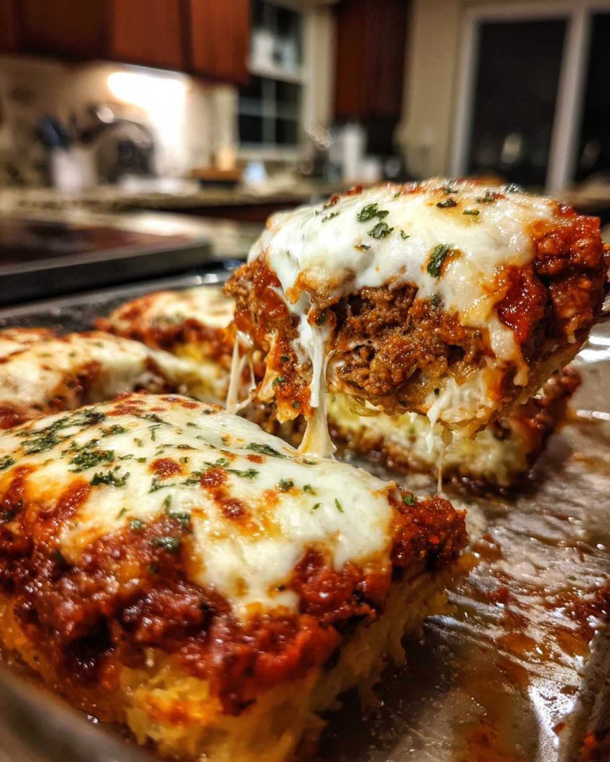Spaghetti Squash Lasagna Boats - detail 3