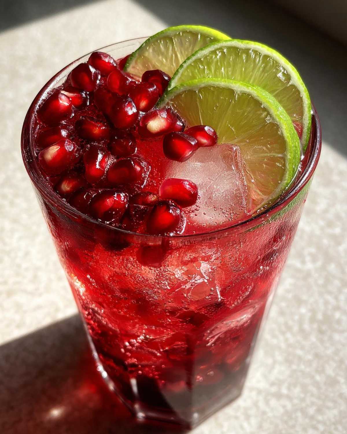 Sparkling Pomegranate Party Punch - detail 2