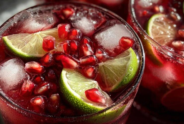 Sparkling Pomegranate Party Punch
