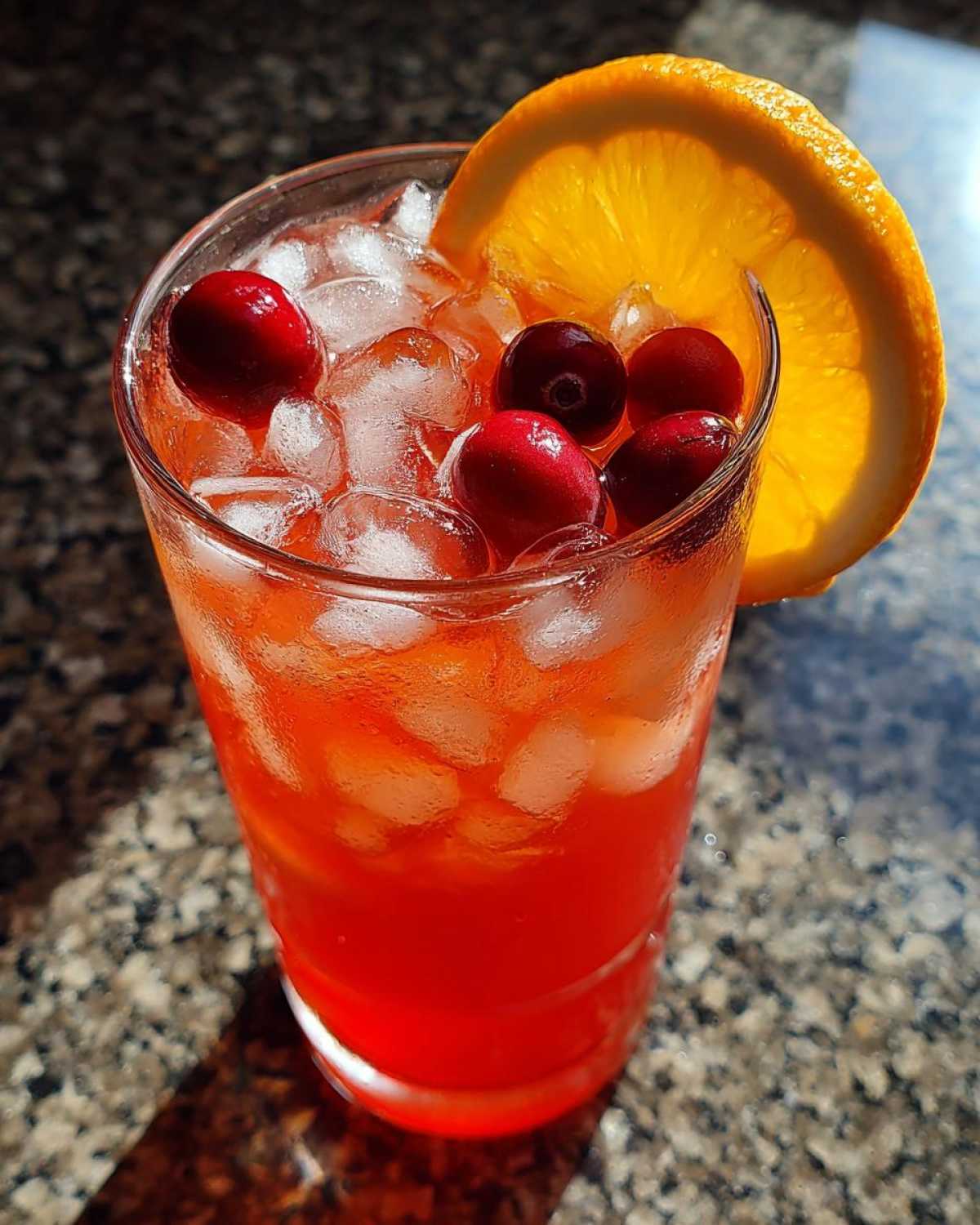 Spiced Cranberry Orange Mocktail - detail 2
