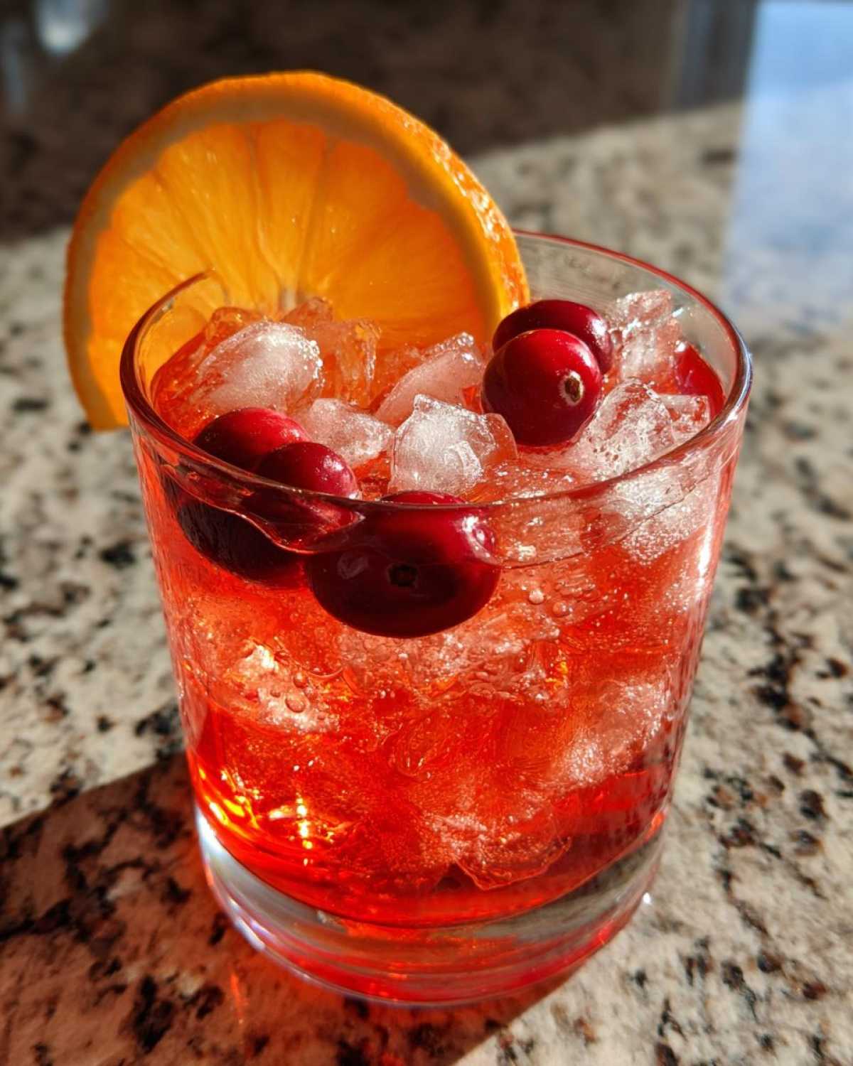 Spiced Cranberry Orange Mocktail - detail 3