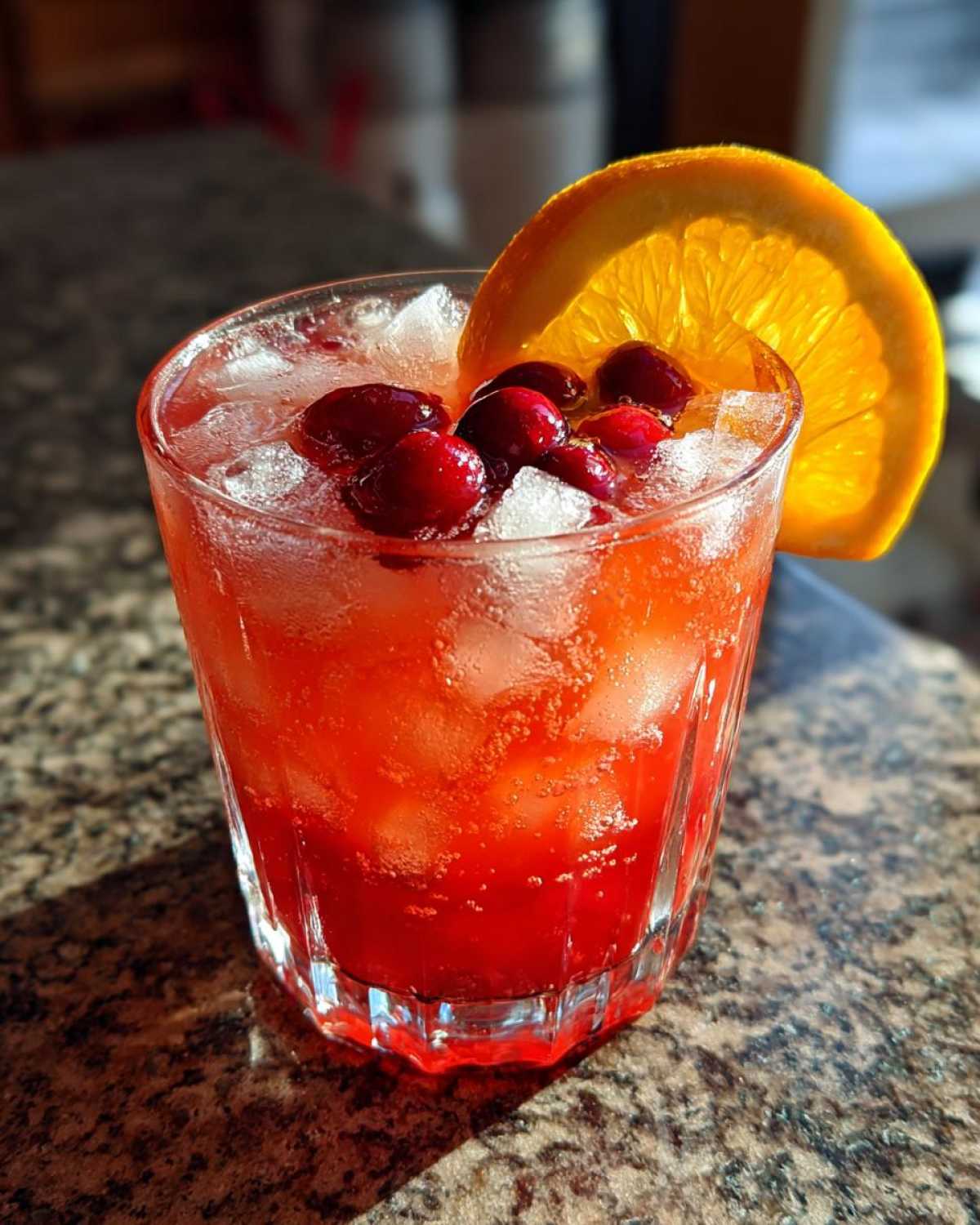 Spiced Cranberry Orange Mocktail - detail 1
