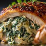 Spinach Artichoke Stuffed Chicken Breasts