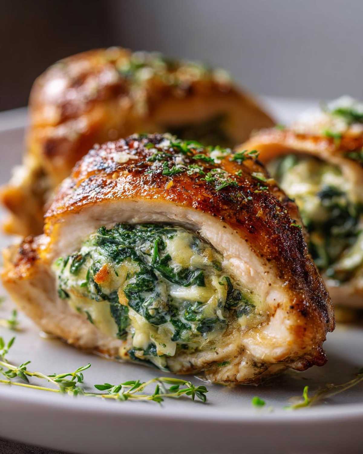 Spinach Artichoke Stuffed Chicken Breasts - detail 4