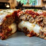 Stuffed Chicken Parmesan Meatloaf