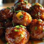 Teriyaki Pineapple Glazed Meatballs