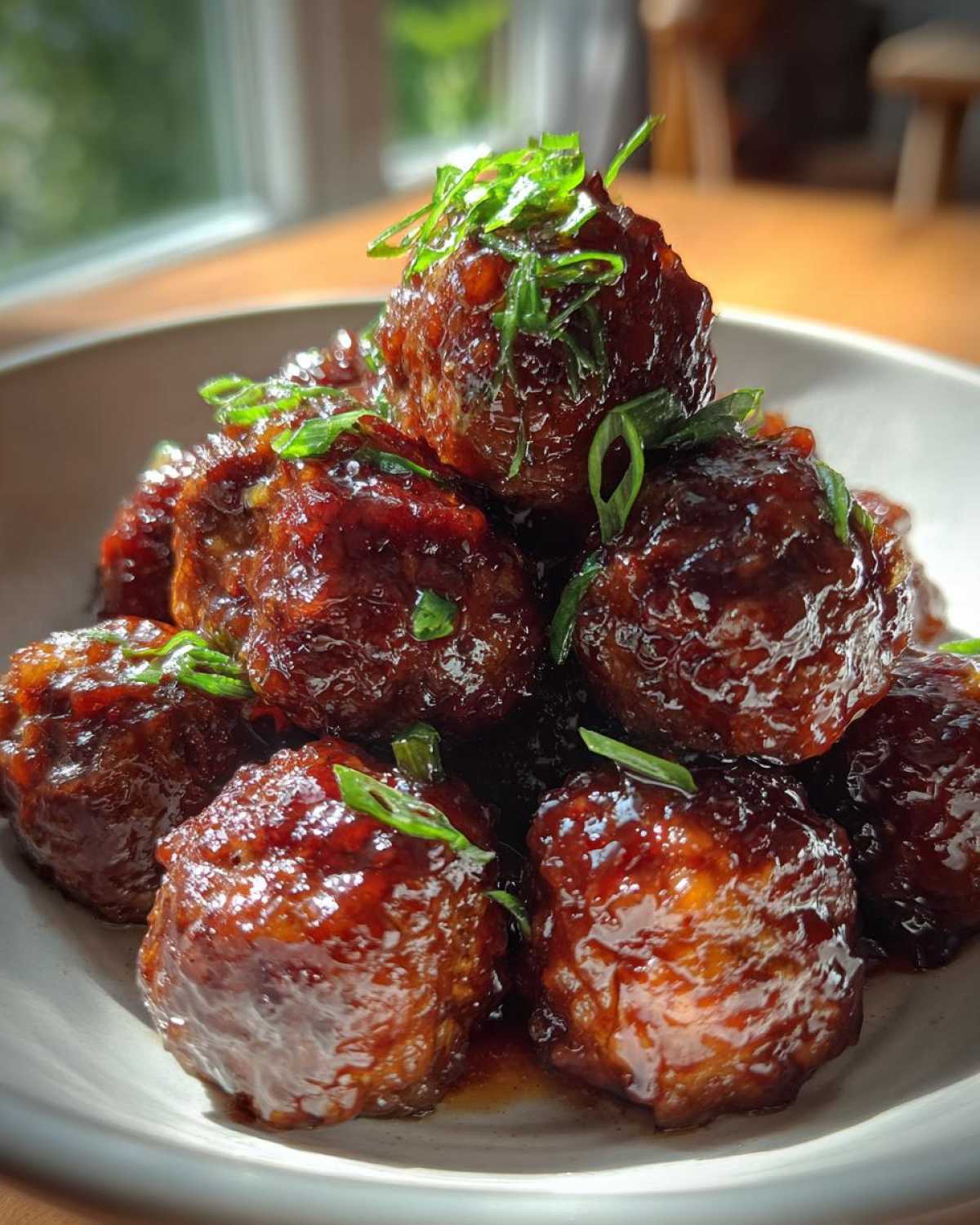 Teriyaki Pineapple Glazed Meatballs - detail 3