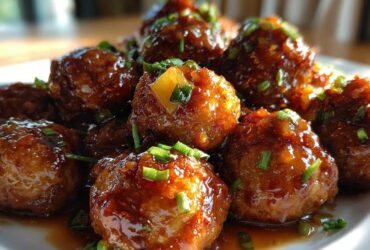 Teriyaki Pineapple Glazed Meatballs