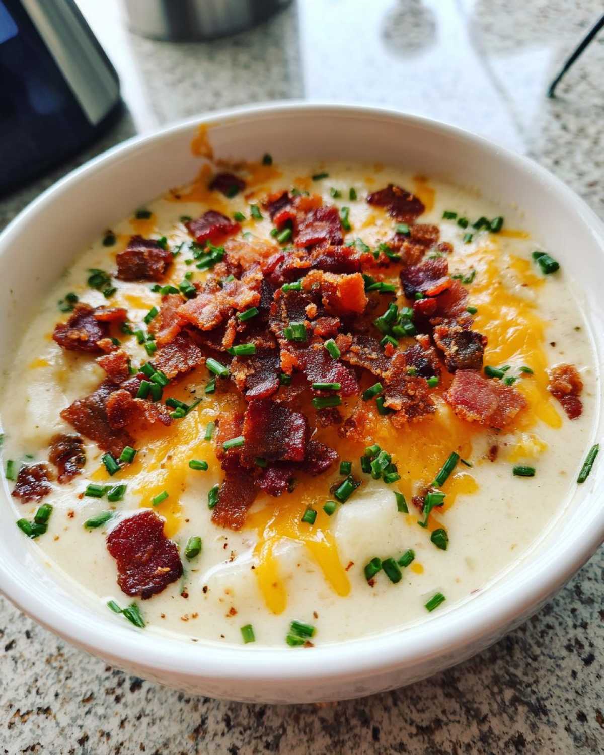 Ultimate Loaded Baked Potato Soup - detail 3