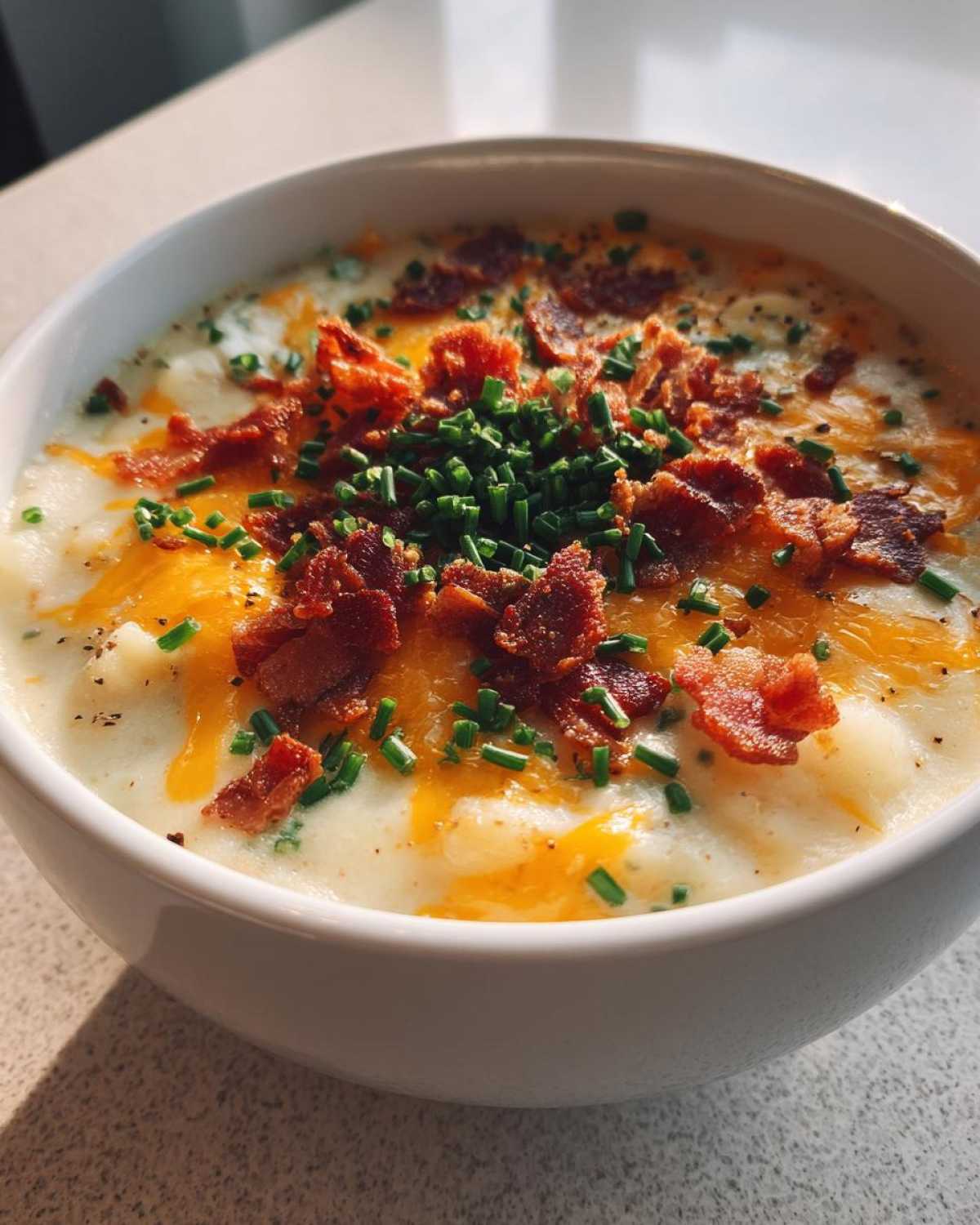 Ultimate Loaded Baked Potato Soup - detail 1