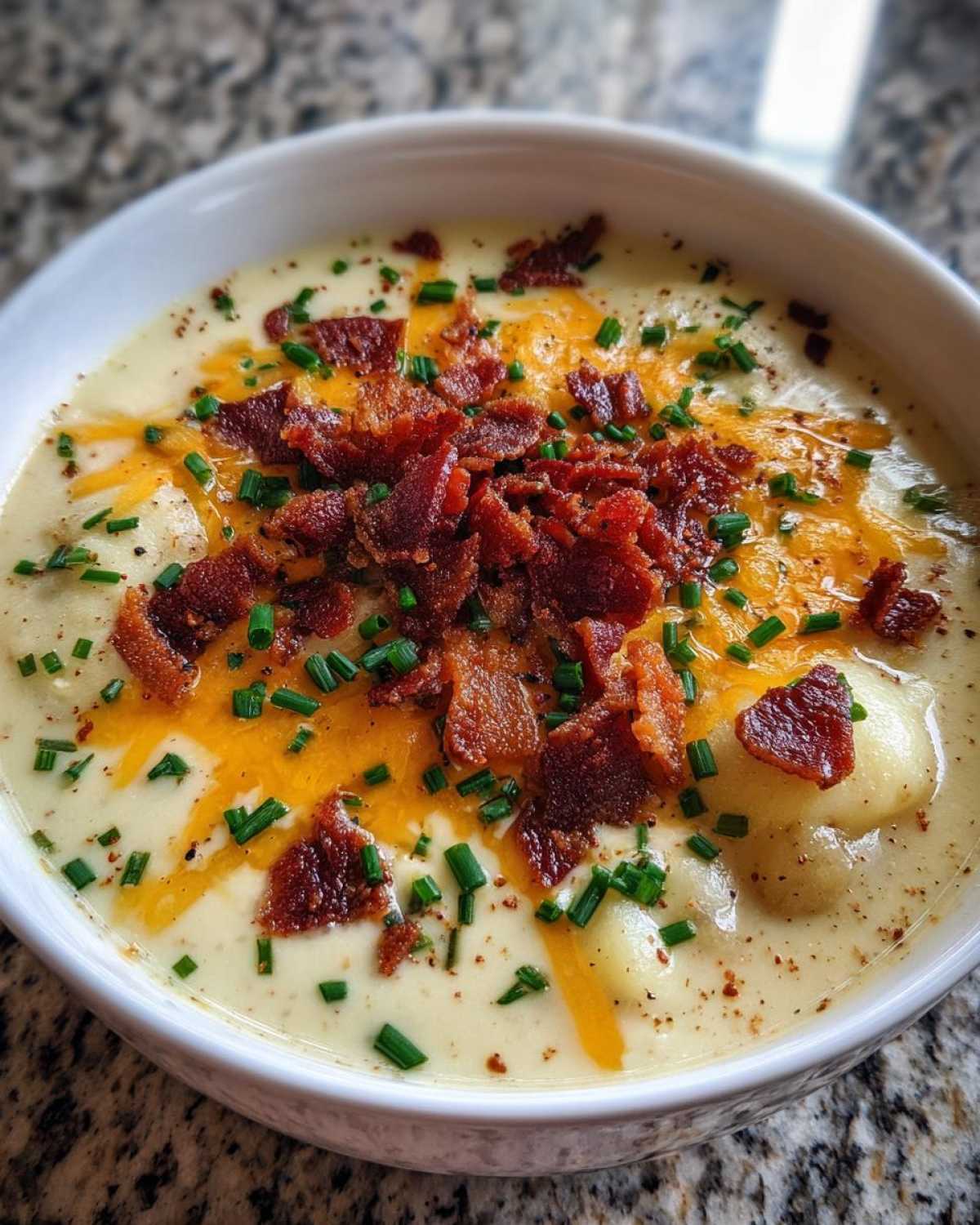 Ultimate Loaded Baked Potato Soup - detail 2