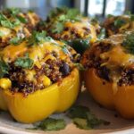 Veggie-Packed Stuffed Bell Peppers