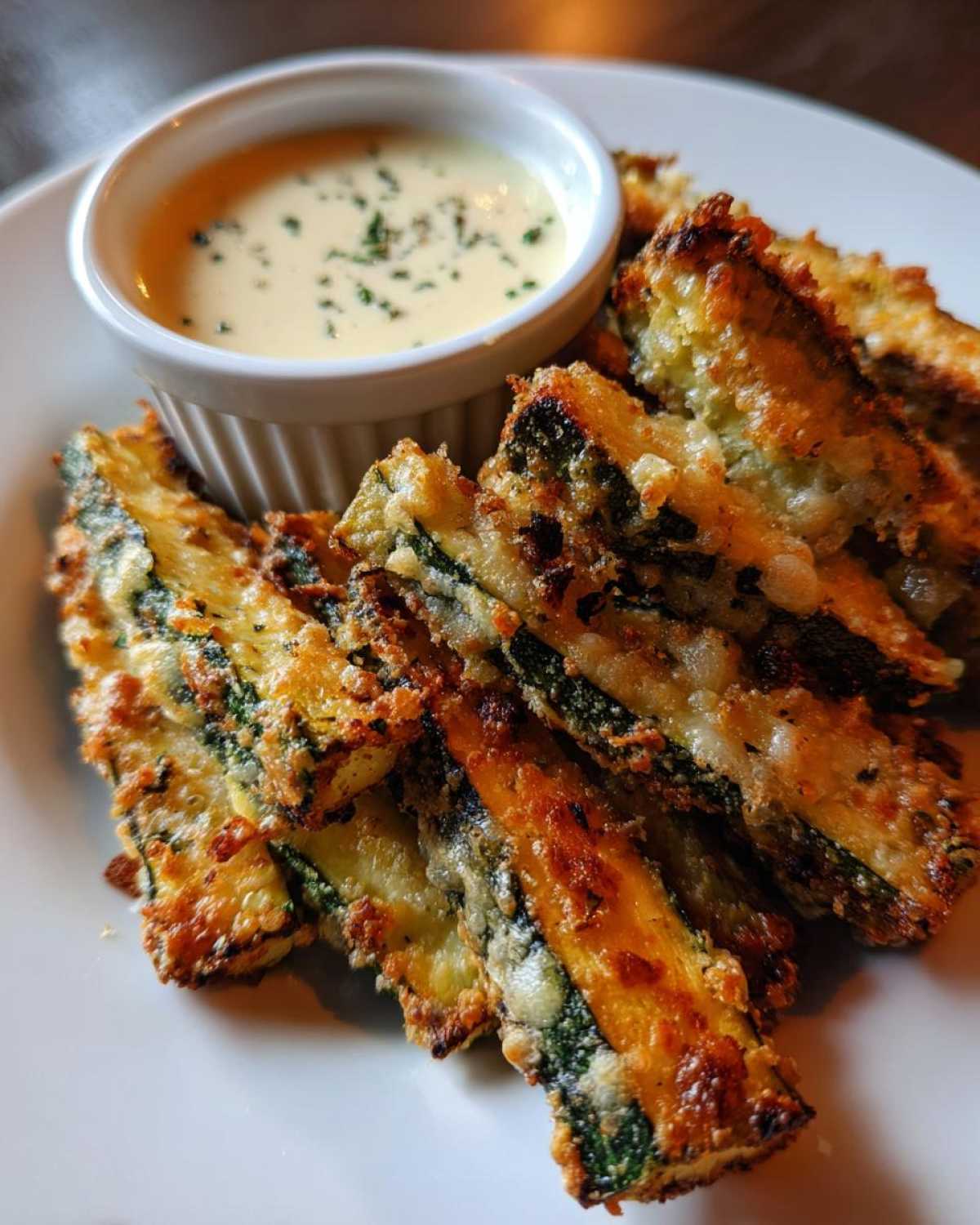 Zucchini Fries with Garlic Aioli - detail 2