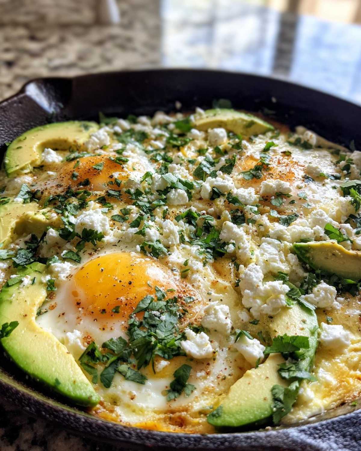 Avocado Feta Egg Skillet - detail 1
